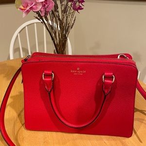 Kate Spade medium satchel bag with drop